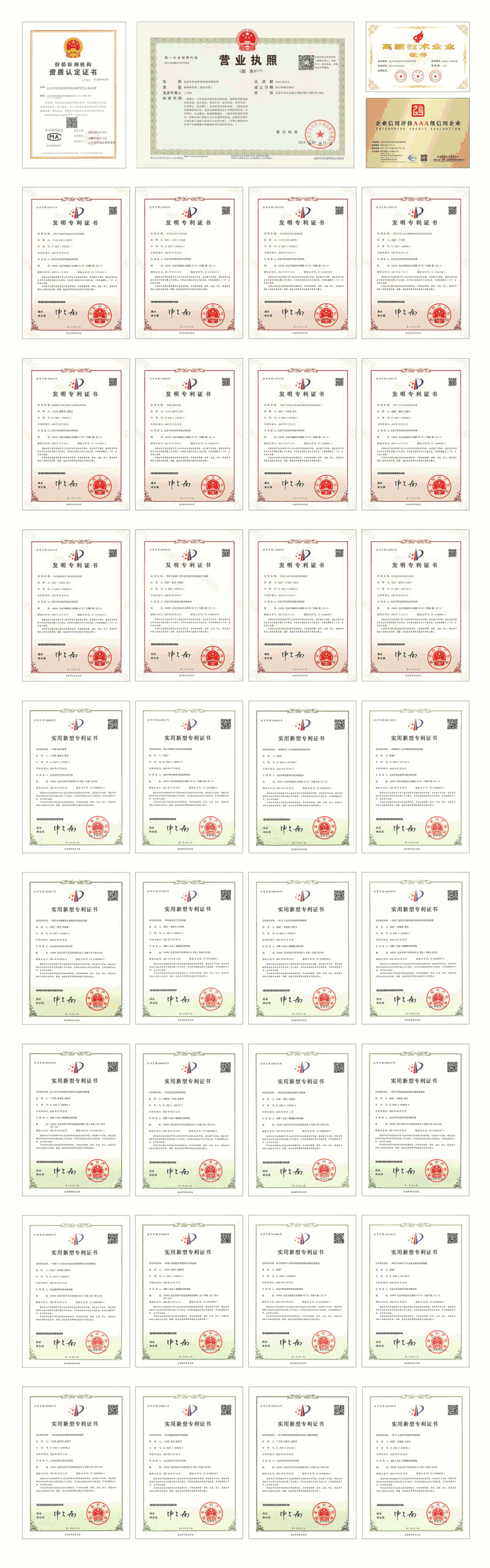 荣誉资质 荣誉资质